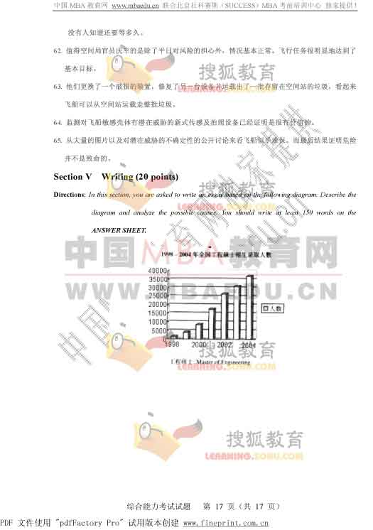 2006��MBAȫ������Ӣ���Ծ����ο���