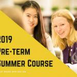 ĴѧڣԤγ | 2019 Pre-term Summer Courseһ(ͼ)
